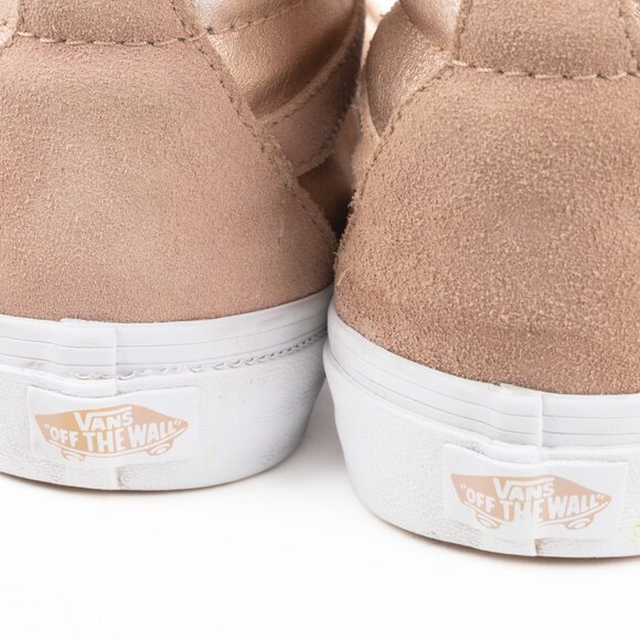 Vans Sk8-Hi Reissue 2-Tone Metallic Rose Gold Women’s 8.5 NWOB - Picture 9 of 13